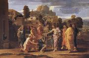 POUSSIN, Nicolas Les aveugles de jericho oil painting reproduction